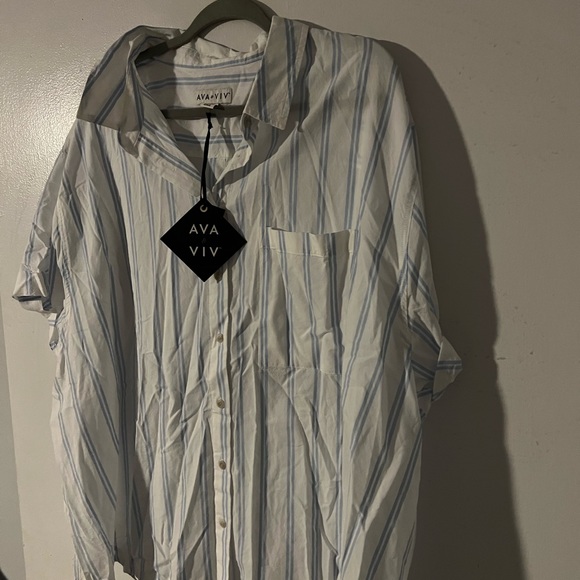 Ava & Viv blouse size 2x NWT - Picture 2 of 9